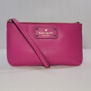 Small Kate Spade Pink Leather Wallet Bag